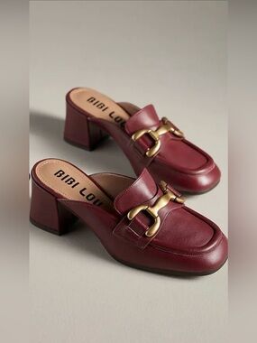 Anthropologie Bibi Lou Zagreb Heeled Loafers